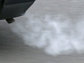 This Jan. 26, 2009 file photo shows the exhaust pipe of a car in Erfurt, Germany.