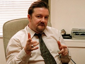 Ricky Gervais shot to fame as ultra-awkward boss David Brent on the U.K. series The Office. In real life, Gervais was raised in Britain by a father who is originally from London.