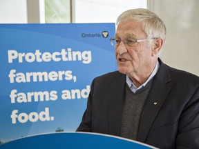 Ernie Hardeman has been dropped as agriculture minister as Premier Doug Ford prepares his government for next year's provincial election. (File photo)