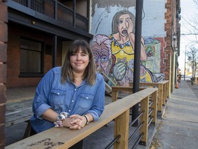 Sarah Levine is transforming the former St. Regis Tavern on Dundas Street to The Backroads Cafe & Tavern. (Derek Ruttan/The London Free Press)