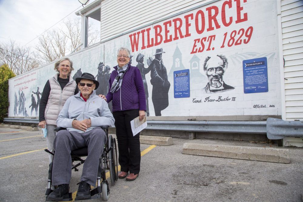 Black history LucanBiddulph mural honours Wilberforce Colony, Butler