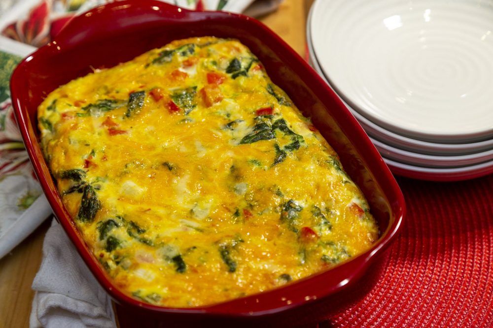 Fare With a Flair Easy, cheesy egg bake makes lovely lunch, super