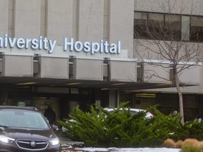 University Hospital (Mike Hensen/The London Free Press)