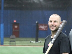 Jamie Romak is joining the Great Lake Canadians as director of player performance. Romak recently retired after a 19-year career that included time in the major leagues and five years as one of Korean baseball’s most accomplished power hitters. (DALE CARRUTHERS, The London Free Press)