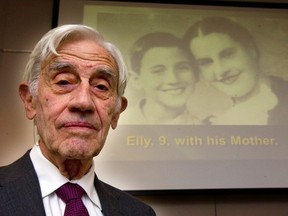 Elly Gotz survived the Holocaust in the Dachau concentration camp. (Mike Hensen/The London Free Press)