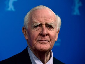 (FILES) In this file photo taken on February 18, 2016 British author John le Carre (David John Moore Cornwell) attends a screening of Berlinale Special Series "The Night Manager" during the 66th Berlinale Film Festival in Berlin. - British spy thriller author John Le Carre has died on December 13, 2020. He was 89. (Photo by John MACDOUGALL / AFP) (Photo by JOHN MACDOUGALL/AFP via Getty Images)