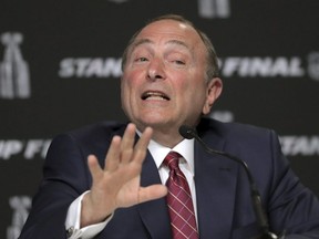 NHL Commissioner Gary Bettman. (File photo)