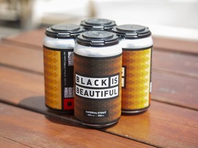 London's Storm Stayed Brewing Co. produces Black Is Beautiful stout.  (Derek Ruttan/The London Free Press)