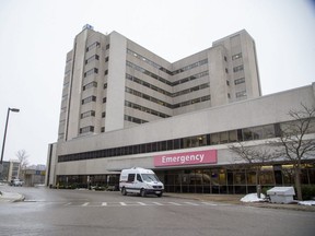 Officials at University Hospital in London are trying to contain a COVID-19 outbreak that has led to 112 cases among patients and staff and forced the hospital to cancel 75 per cent of its surgeries. (Derek Ruttan/The London Free Press)
