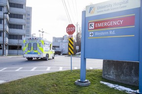 University Hospital. (Derek Ruttan/The London Free Press)