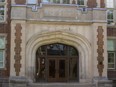 Central secondary school main doors in London.  (Mike Hensen, The London Free Press)