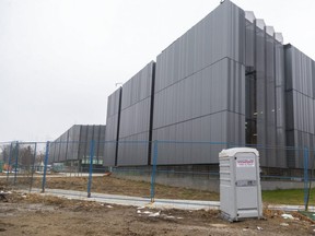 The East Lions Community Centre on Churchill Avenue in east London was scheduled to open in 2019, but it won't until next year because of many delays.  
(Mike Hensen/The London Free Press)