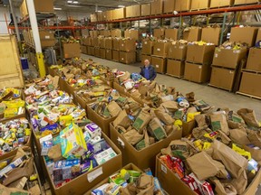 Wayne Dunn of Business Cares Food Drive, says this years campaign is unlike any in their 21 year history. (Mike Hensen/The London Free Press)