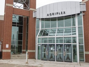 The London Agriplex is one of the possible locations for staff at the London Health Sciences Centre to get COVID-19 vaccines. (Mike Hensen/The London Free Press)