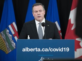 Premier Jason Kenney in Edmonton on Dec. 7, 2020.