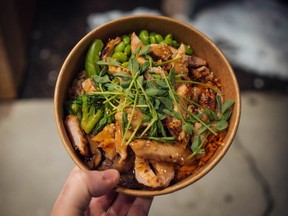 Build-A-Bowl is one of the London eateries that is part of a recent trend in food dishes. (Max Martin/THE LONDON FREE PRESS)