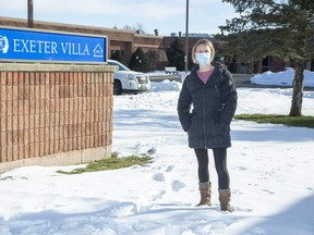 Stacey Palen is raising money to support the residents and staff at Exeter Villa Retirement Living and Long-Term Care in Exeter. (Derek Ruttan/The London Free Press)