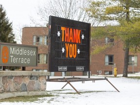 Middlesex Terrace in Delaware. (Mike Hensen/The London Free Press)