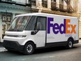 FedEx Express is the first customer for the BrightDrop EV600, the all-electric commercial van to be built at GM's Cami plant in Ingersoll starting by the end of 2021. (Supplied)