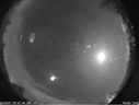 A fireball is shown Friday night shooting through the sky over Chatham in this screengrab from a video made public by Western University astronomy professor Peter Brown. That's it, near the bottom left of the frame.