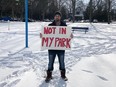 Mt. Brydges resident Kevin Kingma spearheaded a campaign, dubbed 'Not in My Park,' urging Strathroy-Caradoc council to reconsider building an attainable housing development at Cenotaph Park. The municipality announced Friday it won't build at the site and is now looking for other locations. (Supplied by Kevin Kingma)