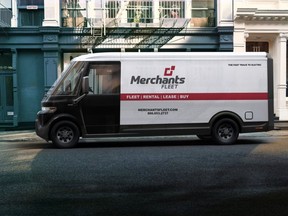 Merchants Fleet, a growing U.S. fleet management firm, says it will buy 12,600 BritghtDrop EV600 electric commercial vans to be built at GM's Cami Assembly plant in Ingersoll. (Supplied)