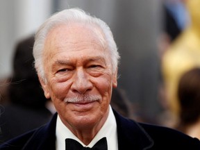 FILE PHOTO: Christopher Plummer, best supporting actor nominee for his role in "Beginners", arrives at the 84th Academy Awards in Hollywood, California, February 26, 2012.  REUTERS/Lucy Nicholson/File Photo ORG XMIT: FW1