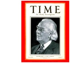 Richard Berry Harrison, a London native who was a famed Broadway actor, was on the cover of Time Magazine on March 4, 1935.