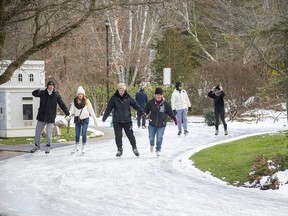 The skating trail at Storybook Gardens. (Derek Ruttan/The London Free Press file photo)