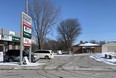 A pickup truck owner was shot outside an Ingersoll business at about 12:15 p.m. Sunday after confronting a man who was stealing his vehicle. The truck owner suffered serious but non-life threatening injuries, police said. (Derek Ruttan/The London Free Press)