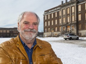 Greg Playford, a member of the board of the London Community Foundation, is a driving force behind the development of the former Victoria Hospital site on South Street. The foundation is bringing together six housing agencies that will repurpose two heritage buildings on the site and build five new apartment buildings. Half of the more than 600 units that will be created will be affordable housing. (Mike Hensen/The London Free Press)