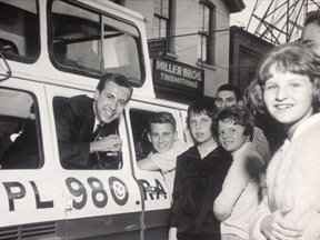 Longtime London radio DJ Dick Williams is shown with some his listeners during his on-air glory days.