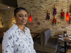 Anisha Massey, co-owner of Massey's on King Street in London, hopes the restauranty will be able to start hiring soon. (Mike Hensen/The London Free Press)