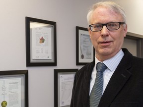 Philip Toleikis, chief executive of Sernova Corp., said a $23-million investment in the firm "is incredible for a company in London, Ontario, focused on treatment of Type 1 diabetes. "(Mike Hensen/The London Free Press)