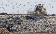 Changes are coming to the City of London landfill on Manning Drive  in south London — where workers use massive landfill compactors to flatten down fresh garbage. (Mike Hensen/The London Free Press)