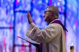 Father Bob Remark of Holy Family Catholic Church in London. (Mike Hensen/The London Free Press)
