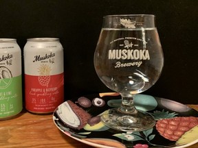 Muskoka has branched out from beer and gin to fruit-flavoured sparkling water with vodka including Coconut and Lime and Pineapple and Raspberry. The vodka beverages are five per cent alcohol.
(BARBARA TAYLOR/The London Free Press)