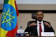 Ethiopia's Prime Minister Abiy Ahmed speaks during a question and answer session with lawmakers in Addis Ababa, Ethiopia, November 30, 2020. (REUTERS/Tiksa Negeri/File Photo)