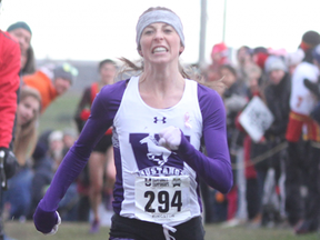 Fifth-year cross-country and track and field runner Kate Current was awarded the F.W.P. Jones Trophy as the Western Mustangs' top female athlete.(Western Sports)