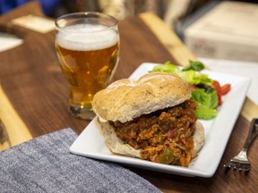 Sloppy Joes are quick,  easy, messy and tasty comfort food, and the filling freezes well, too, Jill Wilcox says. (Derek Ruttan/The London Free Press)