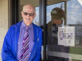 Dr. Ken Wright says the Wright Clinic is likely unique in Ontario for its mix of full-time, salaried  staff and volunteer dentists and hygienists offering affordable care to low-income Londoners. (Derek Ruttan/The London Free Press)