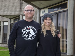 James and Vasiliki McInnes, founders of London-based Globally Local, plan to “revolutionize the fast-food industry” with healthier, plant-based versions of burgers and milkshakes served in highly automated restaurants. (Derek Ruttan/The London Free Press)