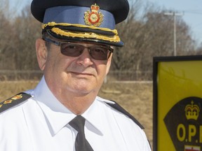 Dwight Thib is the new commander for the OPP's west region, which includes the London area. Mike Hensen/The London Free Press