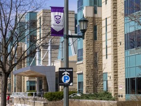 Elgin Hall is one of two Western University student residences in the N6A postal code with active COVID-19 outbreaks. About 29 per cent of COVID-19 tests among N6A residents between March 28 and April 3 came back positive, which is the highest percentage in the province. Free Press file photo