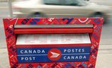 A Canada Post mailbox.