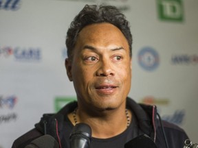 Former Toronto Blue Jays Roberto Alomar in Toronto, Ont. on Tuesday October 23, 2018. (Ernest Doroszuk/Postmedia Network)