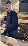 Covenant Construction co-owner Craig Hardy works on a renovation project for HGTV Canada’s Farmhouse Facelift that will air Wednesday at 10 p.m. (Courtesy Covenant Construction photo)