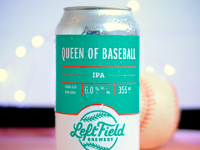 Baseball legend Lizzie Murphy is the inspiration behind Queen of Baseball IPA from Left Field and The Beer Sisters. (Left Field Brewery photo)