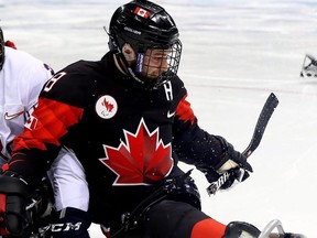 Tyler McGregor of Forest is one of three London-area players on the Canadian team heading to the IPC World Para Hockey Championships next month in the Czech Republic. File photo