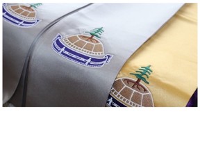 The logo of the Indigenous Student Centre at Western University is embroidered on stoles given to each Indigenous graduate of the school. (Submitted)